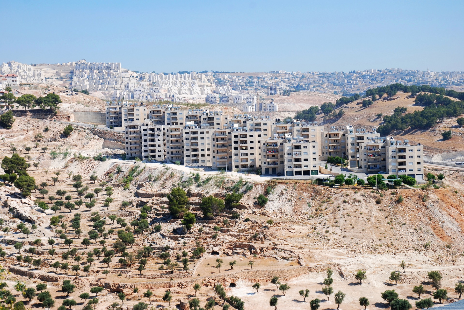New housing estate in West Bank